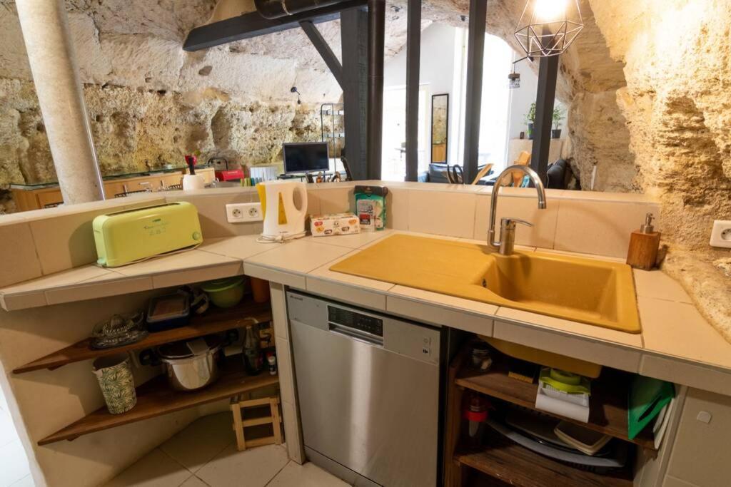 Maison Troglodytique Doue La Fontaine 外观 照片