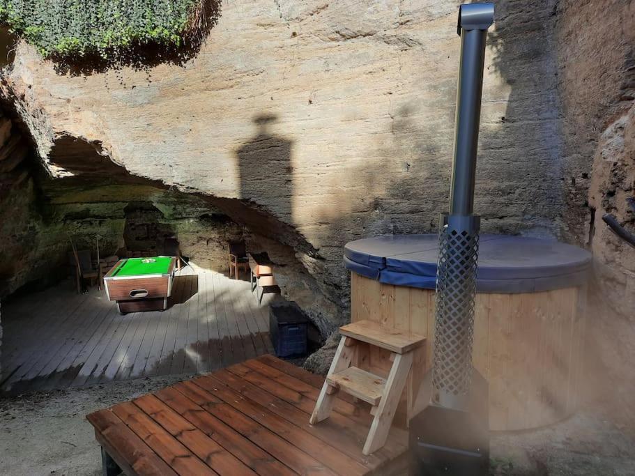 Maison Troglodytique Doue La Fontaine 外观 照片